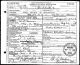 Death certificate for Mary E. <i>White</i> Barron (1851-1939)